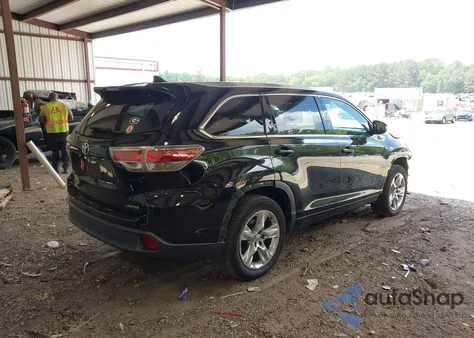 2015 Toyota Highlander Limited Platinum V6 from USA, damaged, VIN 5TDYKRFH7FS041200